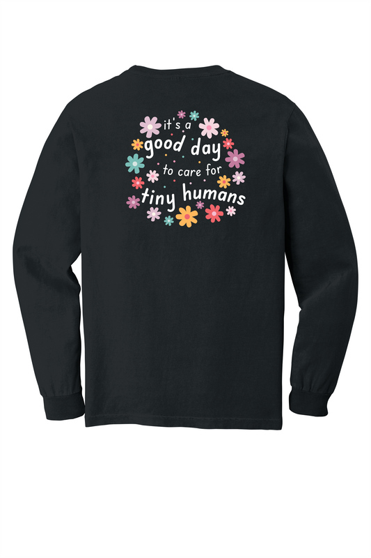 LRH NICU - Tiny Humans COMFORT COLORS Long Sleeve UNISEX image 0
