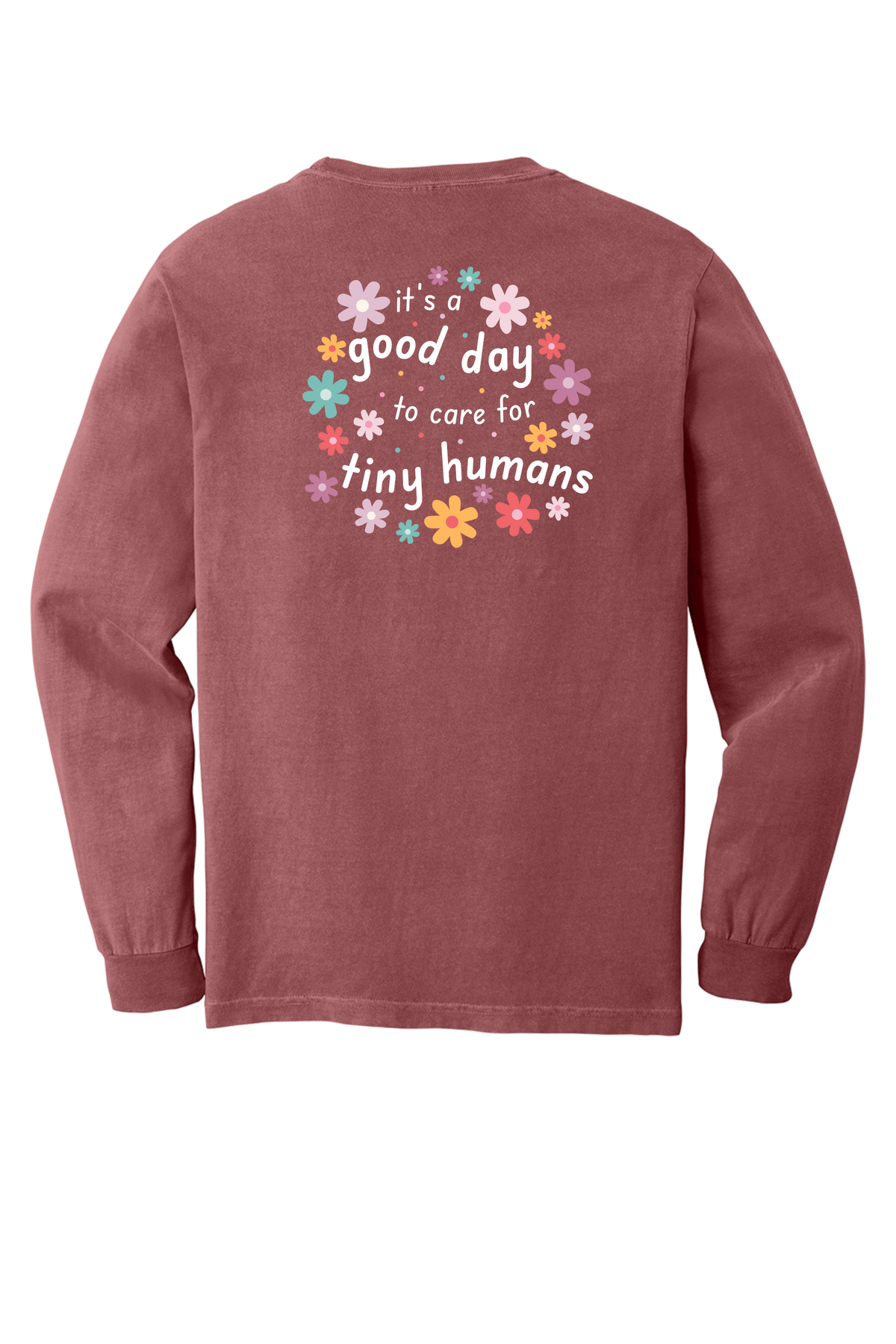 LRH NICU - Tiny Humans COMFORT COLORS Long Sleeve UNISEX image 4
