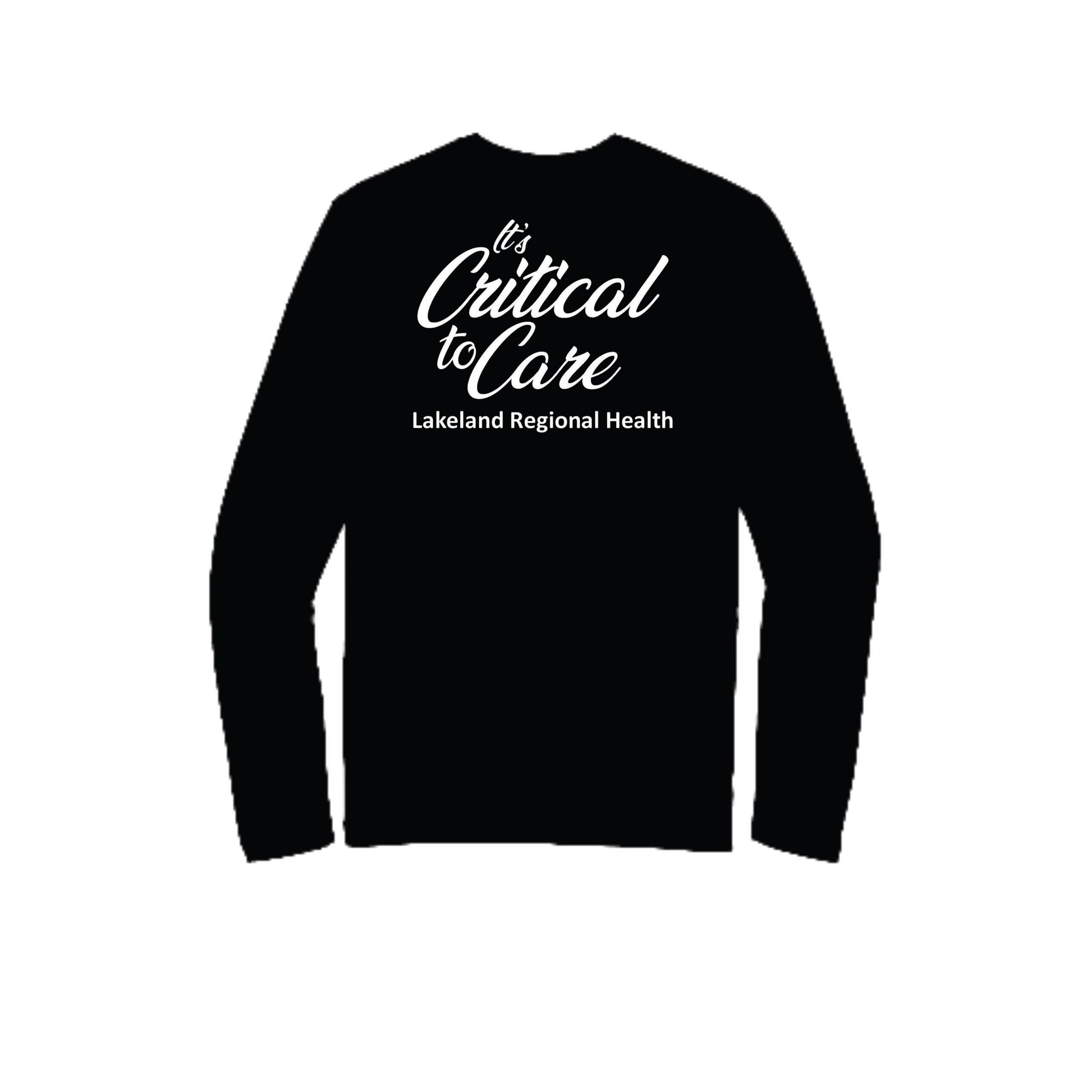LRH Critical Care Cotton Long Sleeve T Shirt - Black, 3XL image
