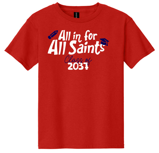 ASA Lower School T-Shirt Class of 2037 (Second Grade)