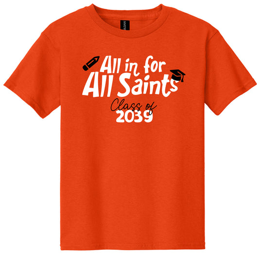 ASA Lower School T-Shirt Class of 2039 (Kindergarten)