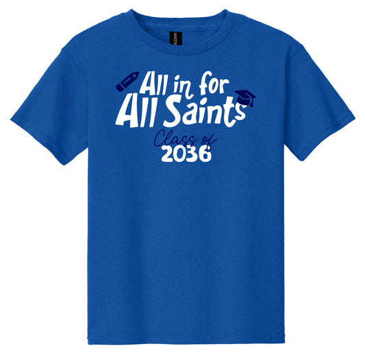 ASA Lower School T-Shirt Class of 2036 (Third Grade)
