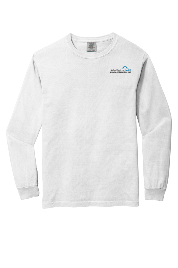 LRH NICU - Tiny Humans COMFORT COLORS Long Sleeve UNISEX - Image 2